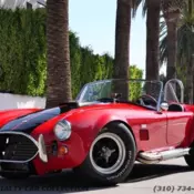 Red Shelby COBRA V8