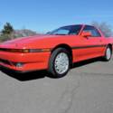 Red Toyota Supra, Non-Turbo, Manual Transmission, Babied!