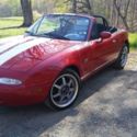 Red / White 1990 Mazda Miata Limited Edition RS