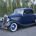 Resto rod style Model 40 Ford coupe