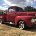 Restored 1952 Ford F1 F-100 Stepside Pickup Truck Factory 239 Flathead V8 3spd