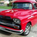 Restored 1958 Chevy 3100 Apache Stepside Short Bed NO RESERVE !!!.