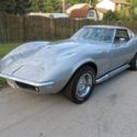Restored 1968 Corvette #&#039;s Match Silverstone  with Gunmetal Leather & A/C!