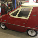 Restored Citicar Electric Car.  Red w/ white top and interior. 48V New batteries
