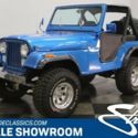 restored classic vintage blue CJ 4x4 four by four