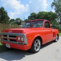 Restored Hugger Orange 1972 GMC/Chevy C10 Step/Side Built 406 Lowered Must See!
