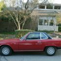 Restored Red 1976 Mercedes Benz 450 SL 450SL Hard & Cloth Top Convertible Low Mi