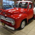 RESTORED to ORIGINAL 1955 FORD F-100 RED & WHITE F100 F1 53 54 55 56 6CYL 3SPD