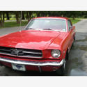 restored vintage Red 1965 Mustang Coupe with 79,859 miles