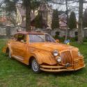Ride in Style with the Bi-Temporal Wooden Car, a Truly Unique Creation.