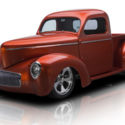 Ridler Great 8 400K Build Steel Willy Pickup EFI Ramjet 502 V8 TH400 3 Speed A/C