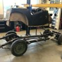 Rolling chassis.  No engine or transmission. Very little rust.