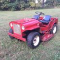 ROOF PALOMINO MINI JEEP MOWER, SUPER RARE, RUNNING & WORKING COMPLETE ORIGINAL