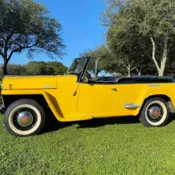 Running 1949 Willys Jeepster Former FL Rust Free 2.2L 3 Speed Manual & Overdrive