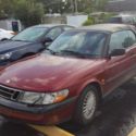 SAAB 900 SE CONVERTIBLE CAR - 1995 - RED