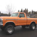 SELLING WITH NO RESERVE 1976 FORD F-150 4X4 WITH A 5INCH LIFT