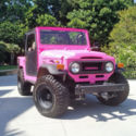SEXY CALIFORNIA HOT PINK 1970 Toyota FJ40 NO RESERVE Land Cruiser V8 4x4