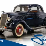 Sharp 5-Window w/ Rumble Seat! Stock w/ 221 Flathead V8, 3 Speed Manual, 6 Volt,