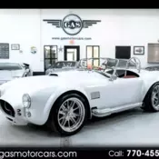 Shelby Cobra White with 257 Miles, for sale!