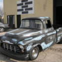 SHORT WIDE FLEETSIDE STREETROD, LT1, PS PDB TILT, DRIVER PROJECT RATROD TRUCK