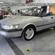 SILVER 1994 SAAB 9-3 900SE TURBO CONVERTIBLE - (COLLECTOR SERIES)