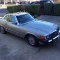 Silver smoke 1989 560SL Mercedes-Benz Convertible