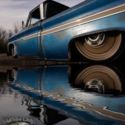 Slammed C10 Chevy Hot Rat Street Rod Patina Pickup Air Ride Bagged LS Swap