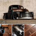 Slammed Hot Rat Street Rod Patina Shop Truck Air Ride Bagged 3100 47 53 COLD AC