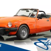 SMOOTH 1500CC ENGINE, VERMILLION RED PAINT, REAL KNOCK OFF WIRE WHEELS, 4 SPEED,