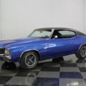 SMOOTH RUNNING 350CI MOTOR, TH350 TRANS, NICE BLUE PAINT W/ BLACK STRIPES, CLEAN