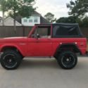 Solid early Bronco with minimal rust, runs and drives