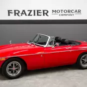 Solid STRONG pulling and tight driving Chrome bumper MGB RED/Black