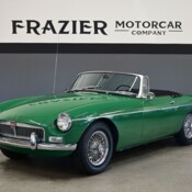 Solid,refurbished pull handle MGB Roadster Green/Black