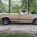 Square body TAN FORD F-150  Lariat EFI   NO RUST  low miles ! Grandpa&#039;s Truck