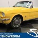 Stang Droptop Yellow White 6 Cylinder Auto Classic Vintage Collector Restored Po