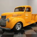 STEEL PICKUP, 350CI WITH A/C, BRIGHT ORANGE PAINT, NICE/CLEAN INTERIOR, MUST SEE