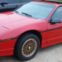 Stock 1988 Pontiac Fiero GT Red lumbar gold wheels rare classic low miles