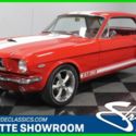 stripes red pony stang fomoco classic vintage collector restored muscle coupe