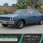 Strong 383 330hp V8! Beautiful Jamaica Blue Metallic Paint over Blue Vinyl!