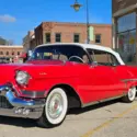 Stunning 1957 Cadillac Series 62 Convertible DeVille Dakota Red Original 365 V8