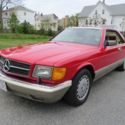 Stunning Signal Red Rust Free Pilarless Coupe, non 560SL