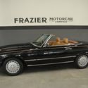 STUNNING TWO OWNER TWO TOP 560 SL ROADSTER BLACK over Palomino