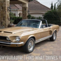 Sunlit Gold 1968 Ford Mustang Shelby GT 500428 CI4psd Manual for sale!