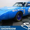 Super Bird Mopar Hemi NASCAR Satellite V8 Classic Vintage Collector Race Blue Tr