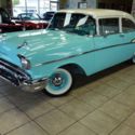 SUPER COOL 1957 CHEVROLET 210 TURQUOIS & WHITE SURVIVOR BEL AIR 2-DOOR 55 56 57
