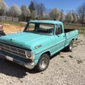 Super solid 1968 f-100 short bed perfect patina and color true head turner