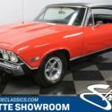 super sport red black vinyl interior big block bbc chevy chrome vintage classic