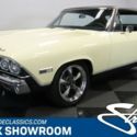 Super Sport V8 Auto Classic Vintage Collector Butternut Yellow Chevy Edelbrock M