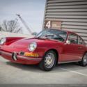 Superb Matching Numbers, Fully Restored 1969 911 T in Polo Red. Bare bones resto