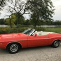 Survivor 1971 Dodge Challenger Convertible EV2 Hemi Orange with White Interior